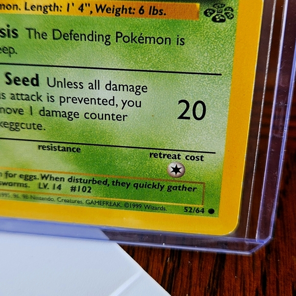 POKEMON~First Edition 1999 Exeggcute #52/64 Common - Picture 1 of 4